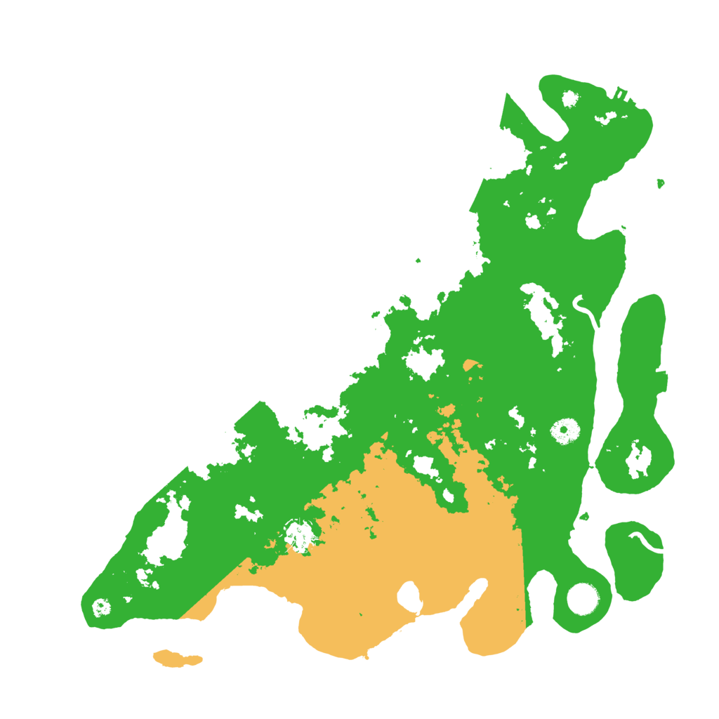 Biome Rust Map: Procedural Map, Size: 4000, Seed: 981034522