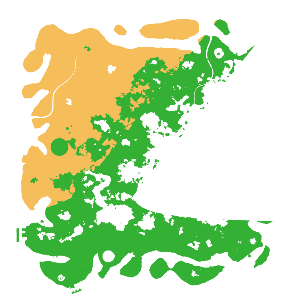 Biome Rust Map: Procedural Map, Size: 4500, Seed: 1011574477