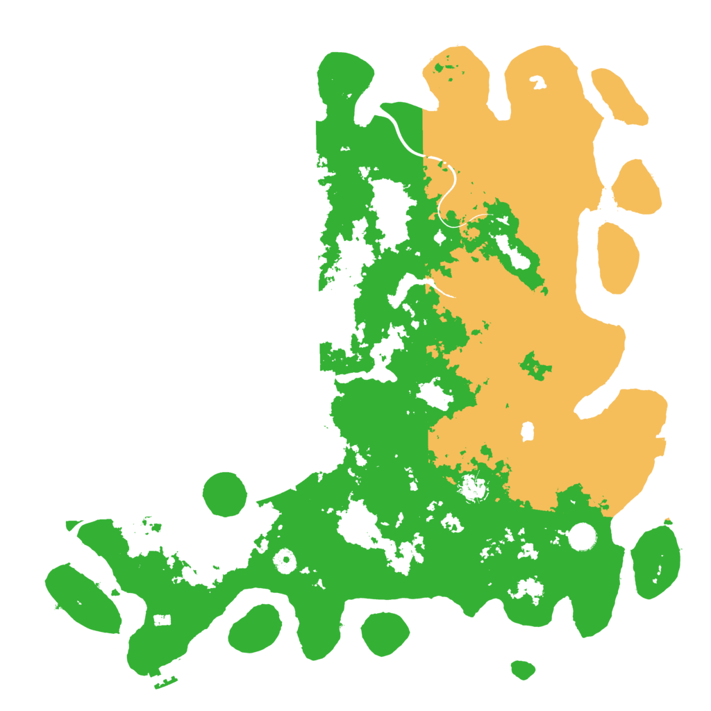 Biome Rust Map: Procedural Map, Size: 4500, Seed: 45842256