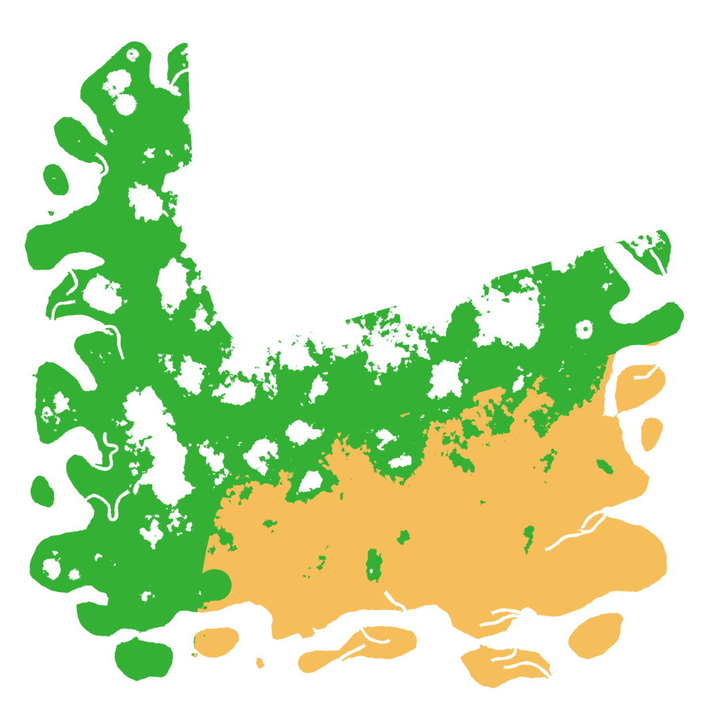 Biome Rust Map: Procedural Map, Size: 6000, Seed: 383171633