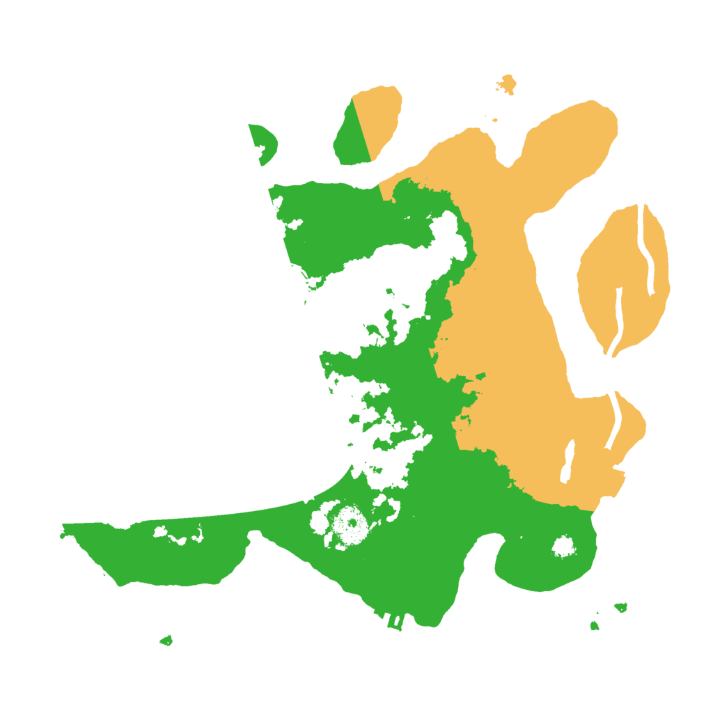 Biome Rust Map: Procedural Map, Size: 3000, Seed: 4539206