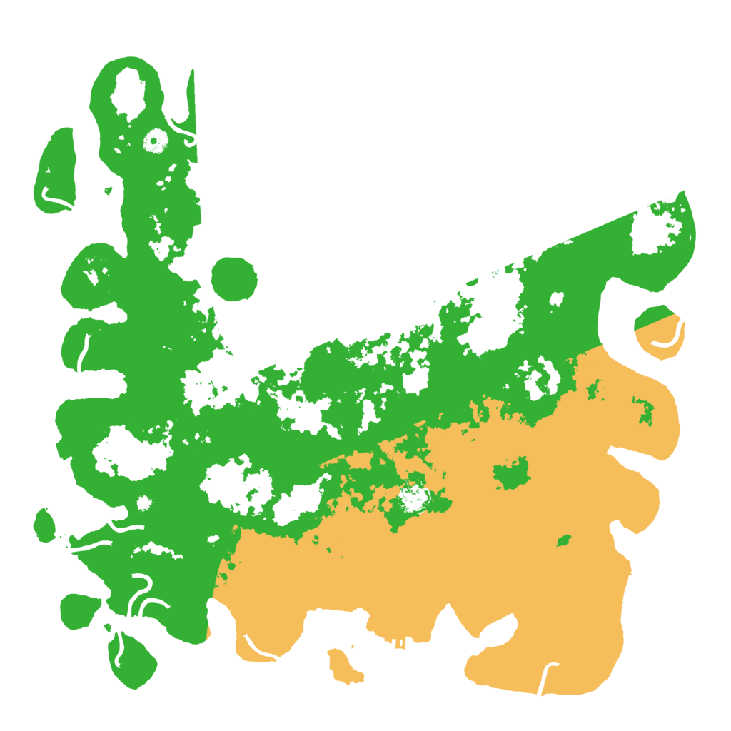 Biome Rust Map: Procedural Map, Size: 4500, Seed: 15809