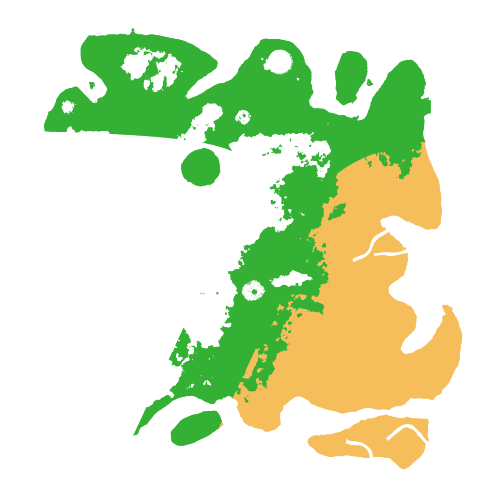 Biome Rust Map: Procedural Map, Size: 3600, Seed: 125