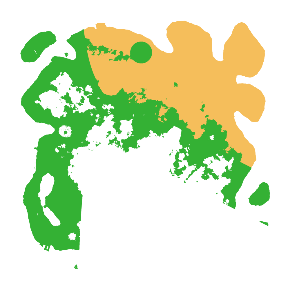 Biome Rust Map: Procedural Map, Size: 3600, Seed: 137