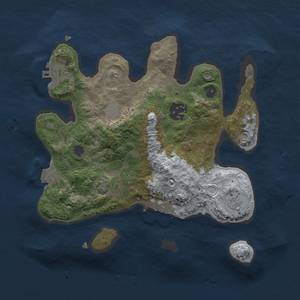 Thumbnail Rust Map: Procedural Map, Size: 2500, Seed: 1495485589, 8 Monuments