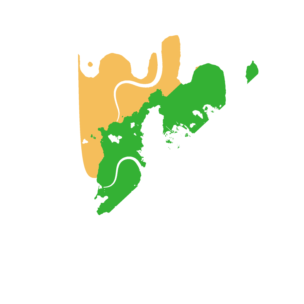 Biome Rust Map: Procedural Map, Size: 2500, Seed: 1495485589