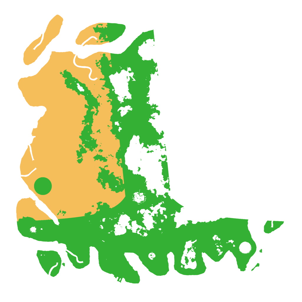 Biome Rust Map: Procedural Map, Size: 4500, Seed: 18023663