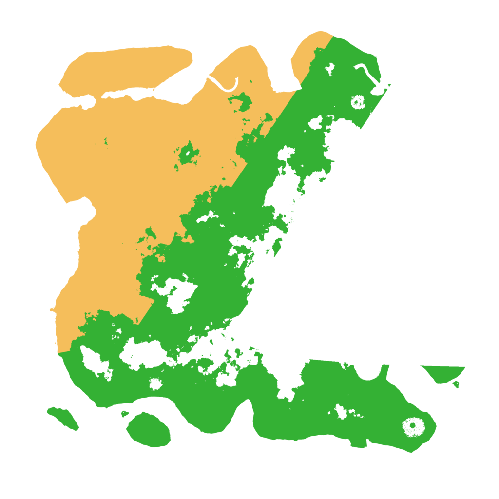 Biome Rust Map: Procedural Map, Size: 3600, Seed: 24285848