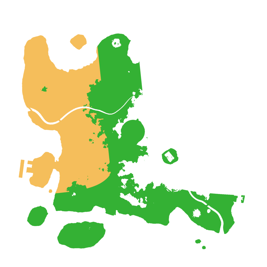 Biome Rust Map: Procedural Map, Size: 3000, Seed: 1834287315