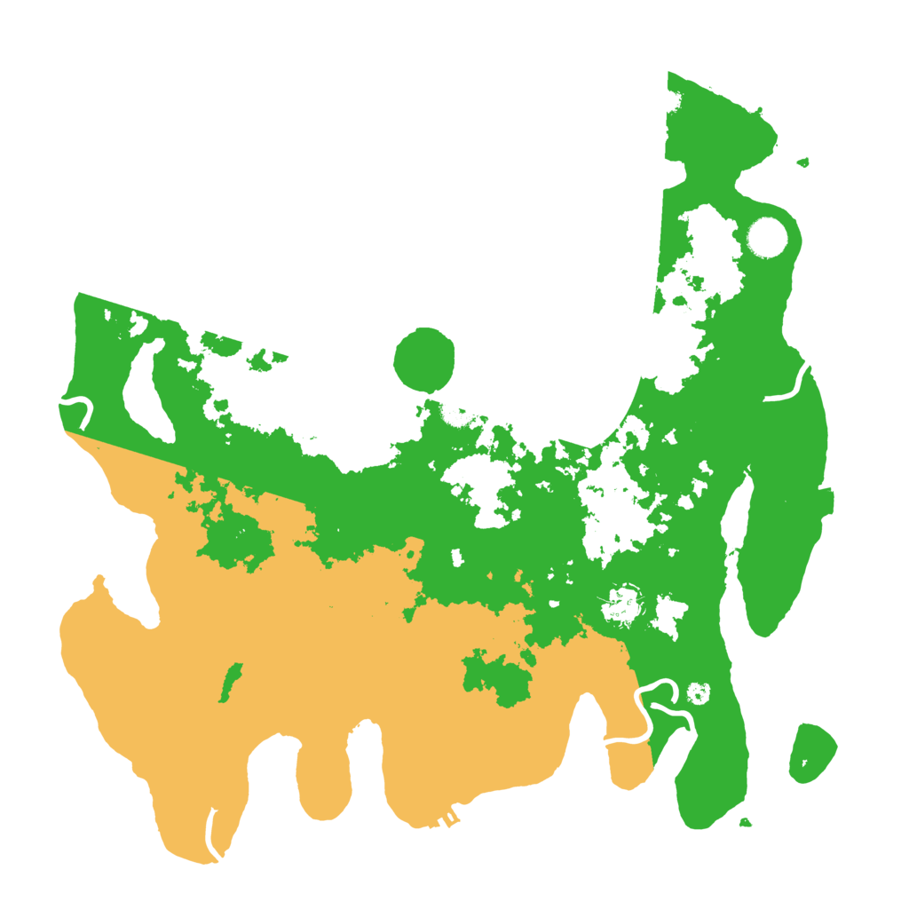 Biome Rust Map: Procedural Map, Size: 4000, Seed: 768776223