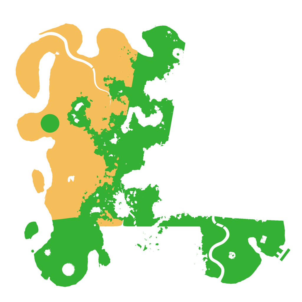 Biome Rust Map: Procedural Map, Size: 4300, Seed: 60620247