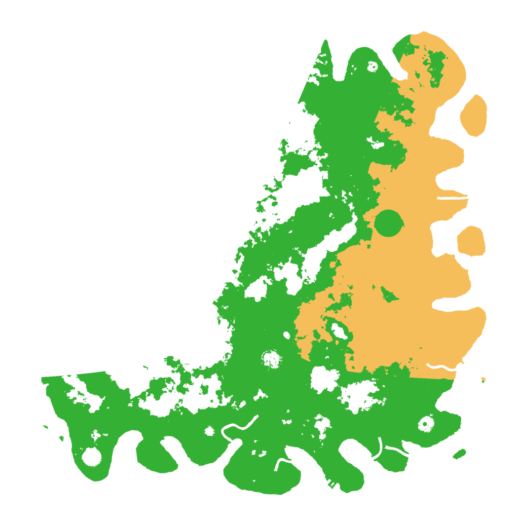 Biome Rust Map: Procedural Map, Size: 5000, Seed: 390738031