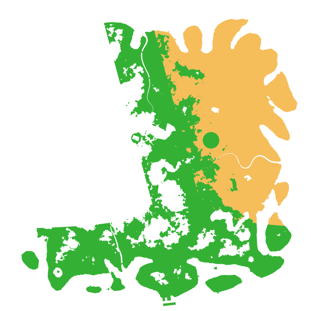 Biome Rust Map: Procedural Map, Size: 5000, Seed: 78563674
