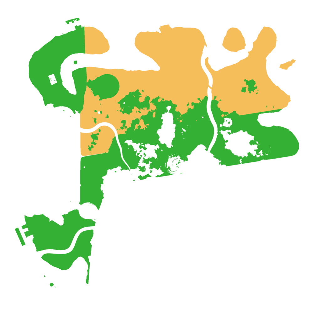 Biome Rust Map: Procedural Map, Size: 3500, Seed: 2123589