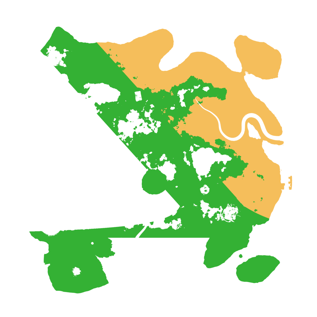 Biome Rust Map: Procedural Map, Size: 3500, Seed: 193968350