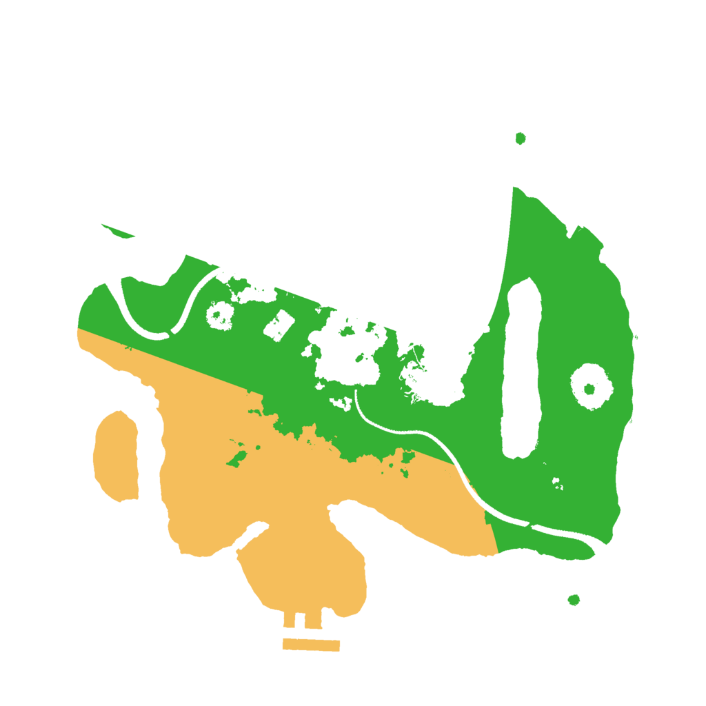 Biome Rust Map: Procedural Map, Size: 2500, Seed: 764343837