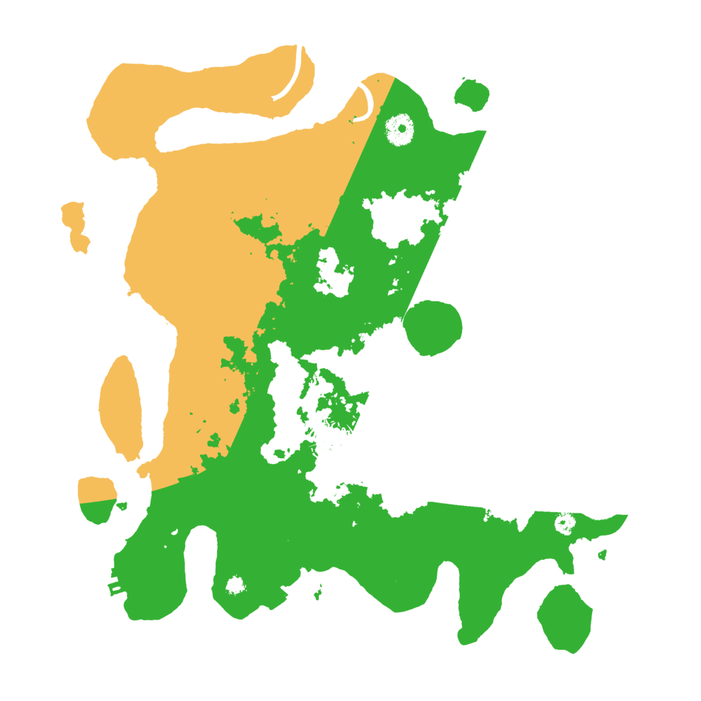 Biome Rust Map: Procedural Map, Size: 3500, Seed: 151418462
