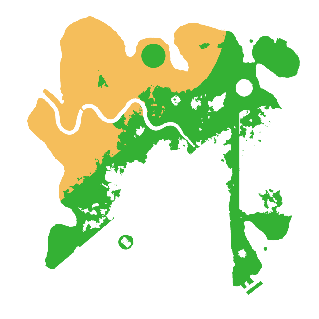 Biome Rust Map: Procedural Map, Size: 3500, Seed: 1466643487