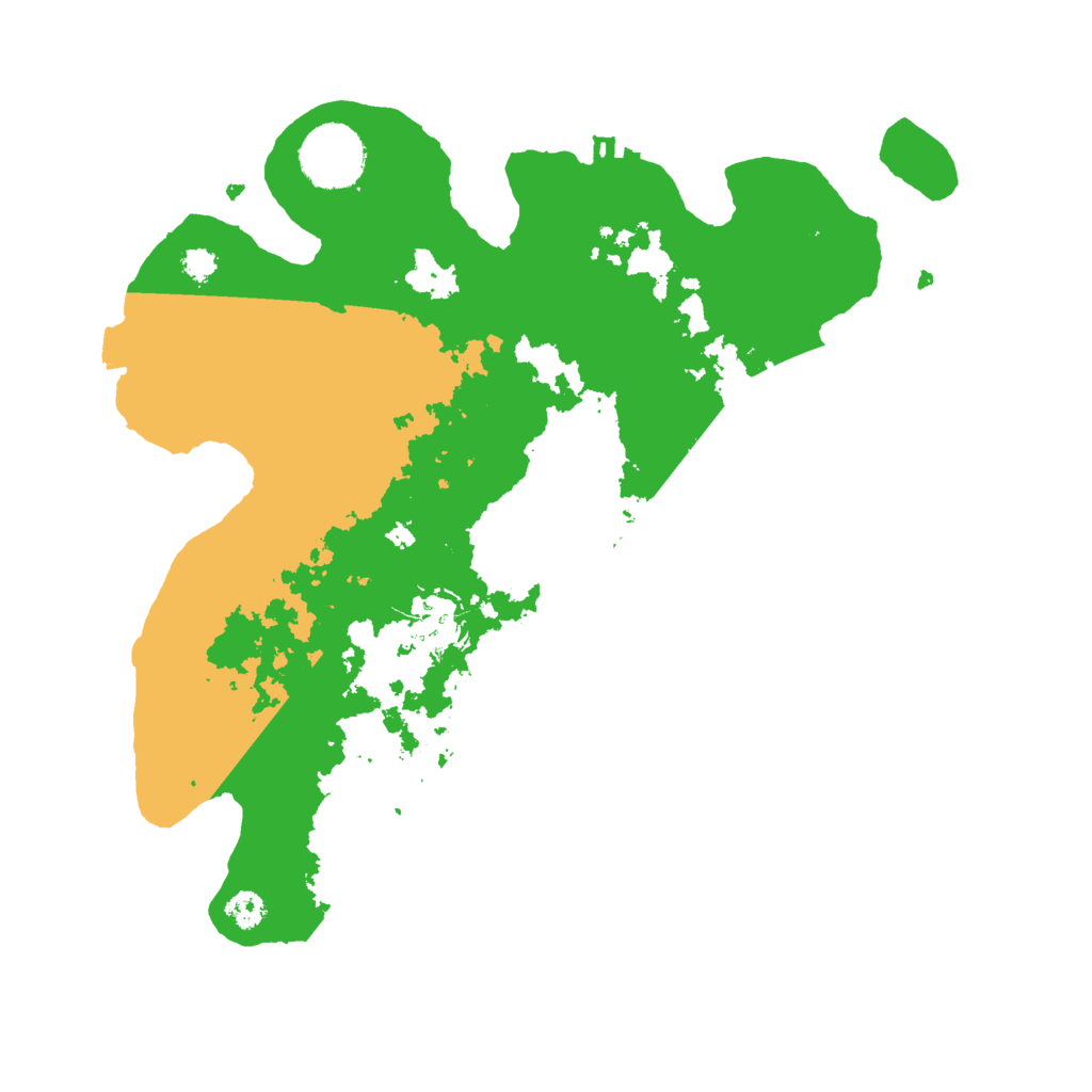 Biome Rust Map: Procedural Map, Size: 3000, Seed: 20264