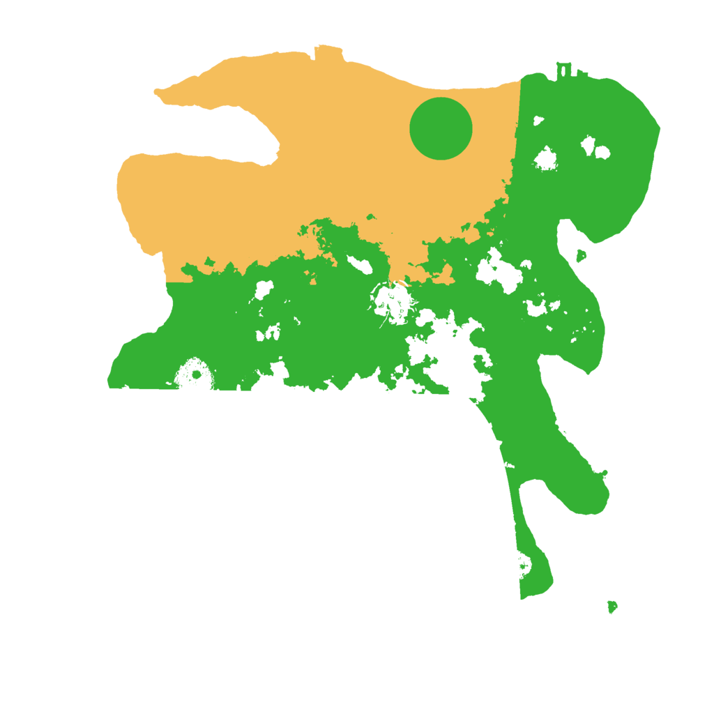 Biome Rust Map: Procedural Map, Size: 3000, Seed: 595775758