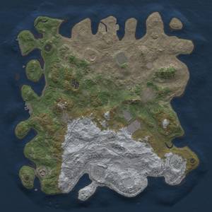 Thumbnail Rust Map: Procedural Map, Size: 4250, Seed: 524589534, 18 Monuments