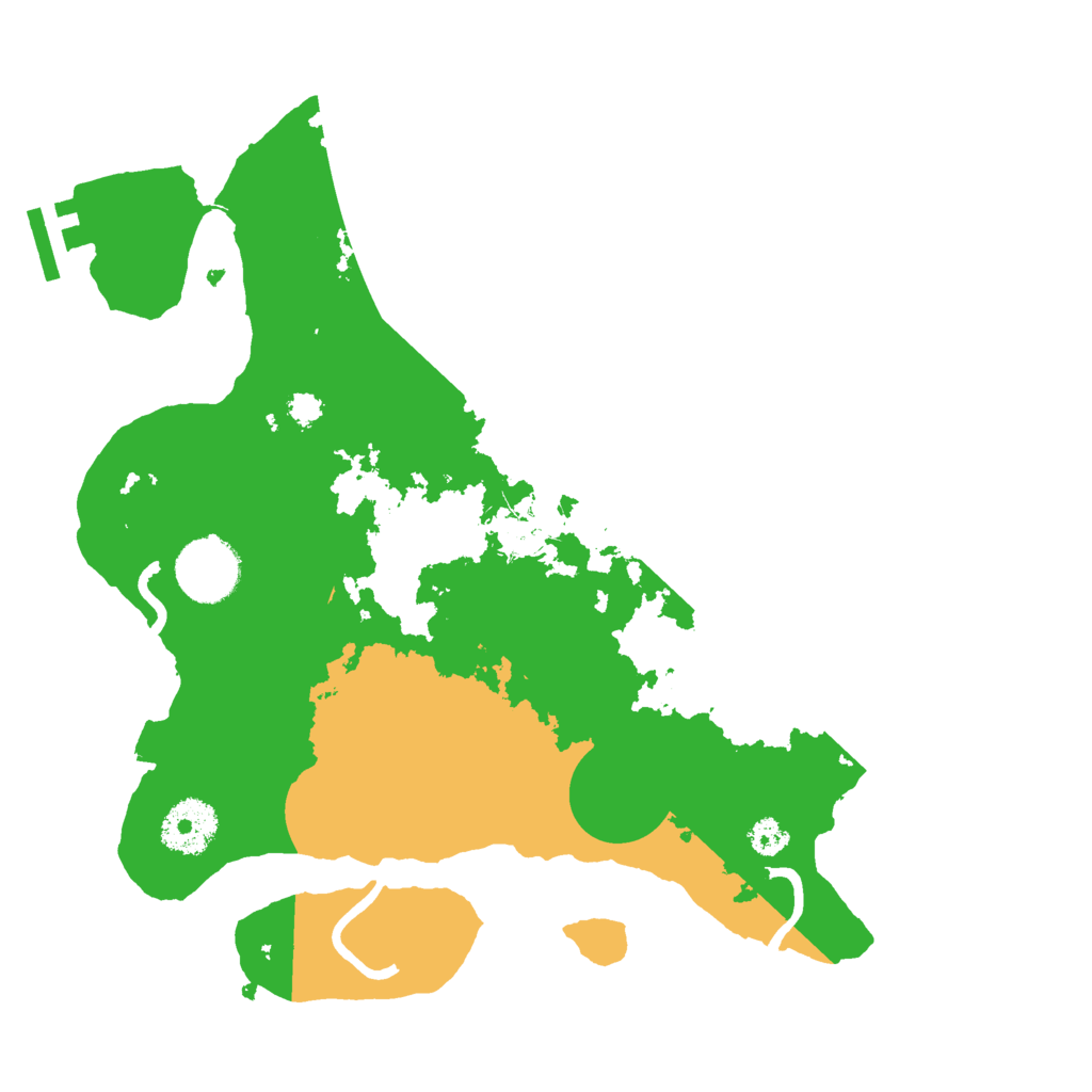 Biome Rust Map: Procedural Map, Size: 3000, Seed: 372394952