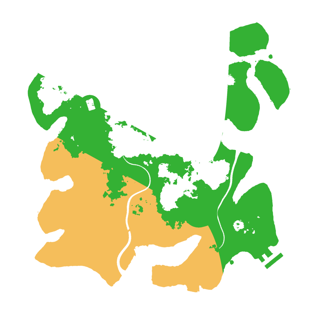 Biome Rust Map: Procedural Map, Size: 3000, Seed: 1534731180