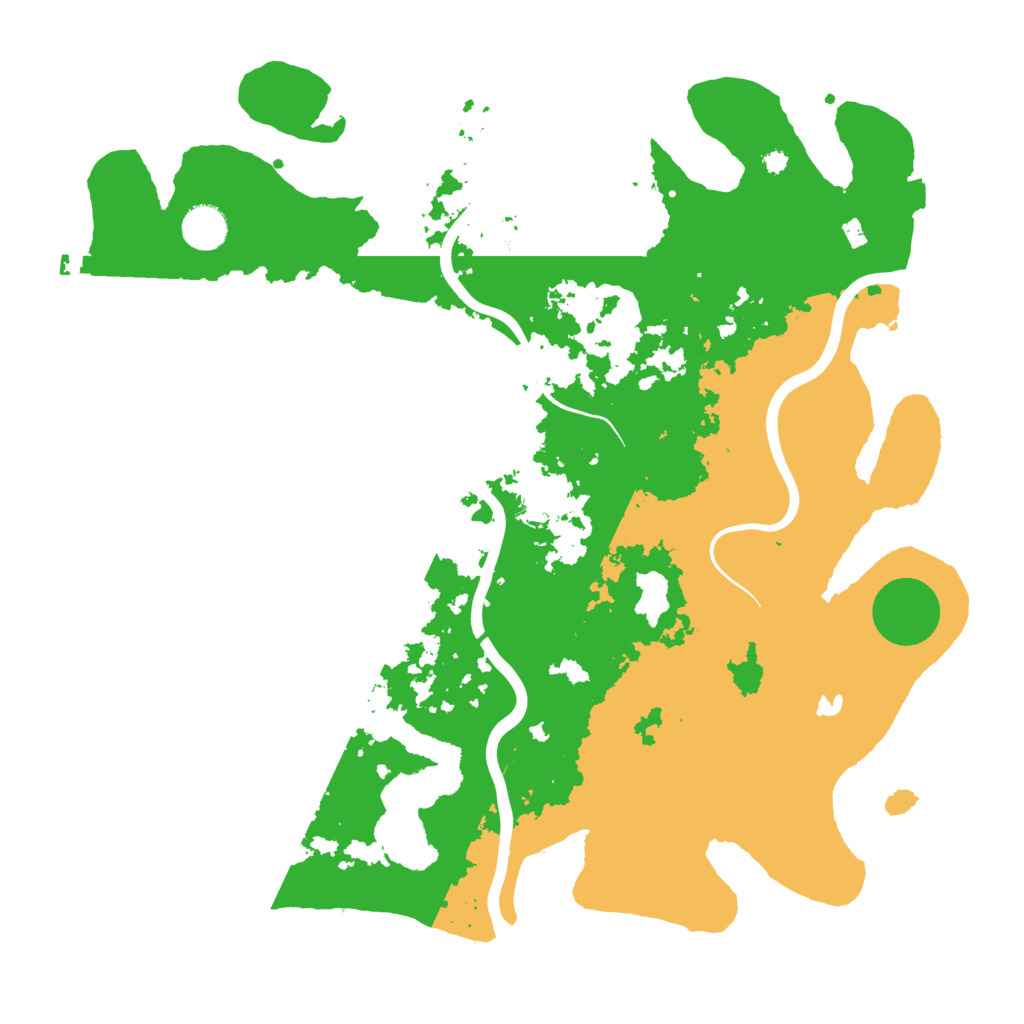 Biome Rust Map: Procedural Map, Size: 4000, Seed: 20102023