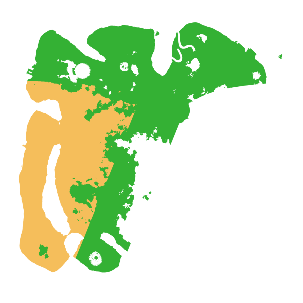 Biome Rust Map: Procedural Map, Size: 3500, Seed: 120807209