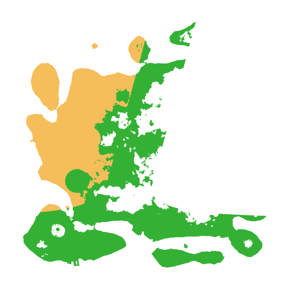 Biome Rust Map: Procedural Map, Size: 3300, Seed: 203726047