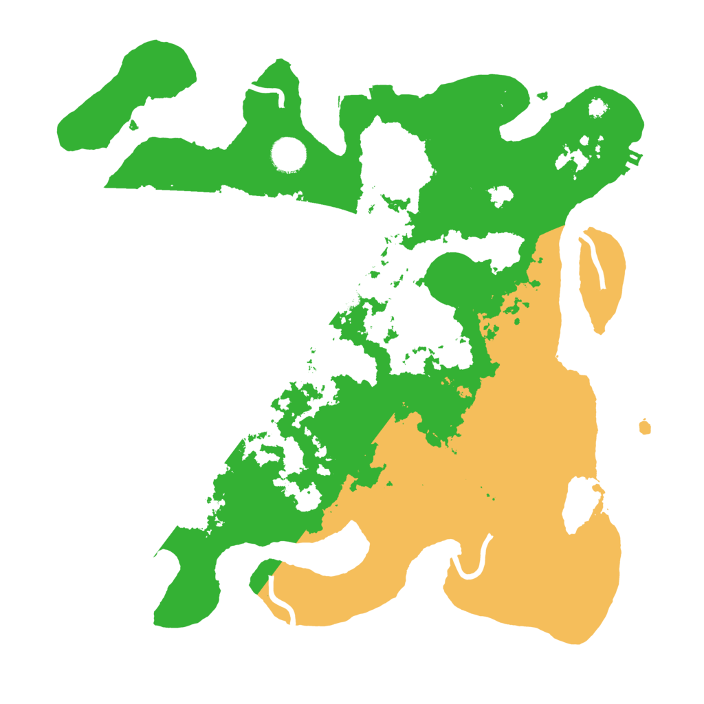 Biome Rust Map: Procedural Map, Size: 3500, Seed: 1551068423