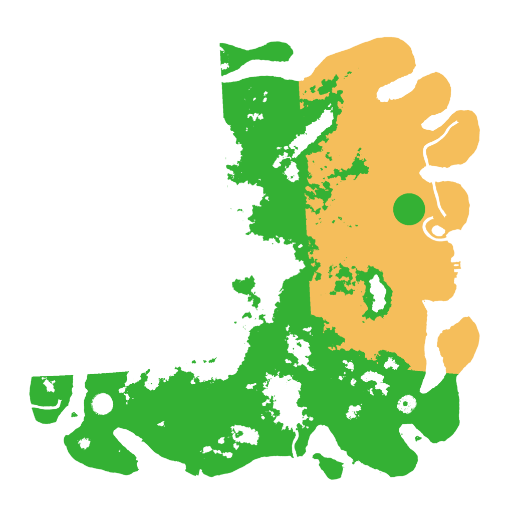 Biome Rust Map: Procedural Map, Size: 4250, Seed: 793716175