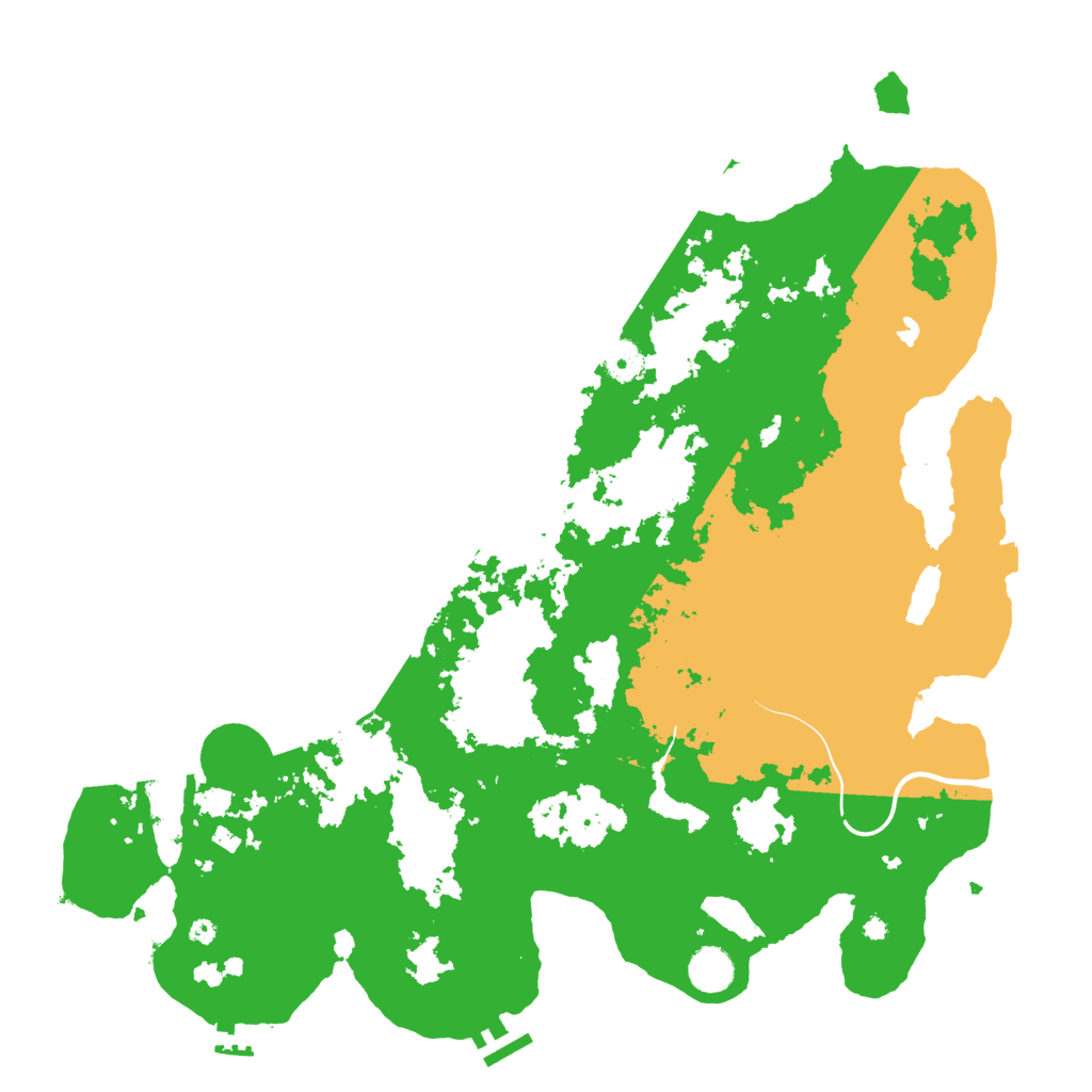 Biome Rust Map: Procedural Map, Size: 4250, Seed: 1182805205