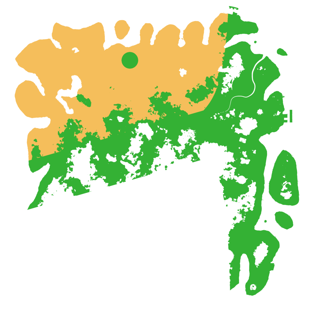 Biome Rust Map: Procedural Map, Size: 5000, Seed: 2749458