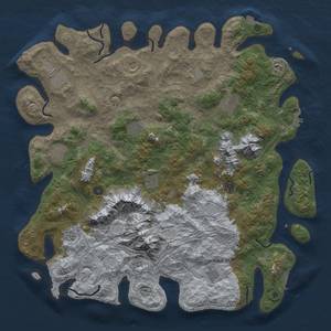 Thumbnail Rust Map: Procedural Map, Size: 5000, Seed: 2749458, 19 Monuments