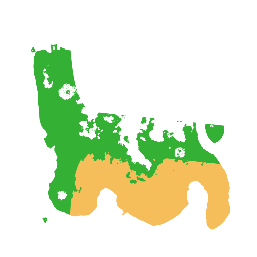 Biome Rust Map: Procedural Map, Size: 2500, Seed: 326446817