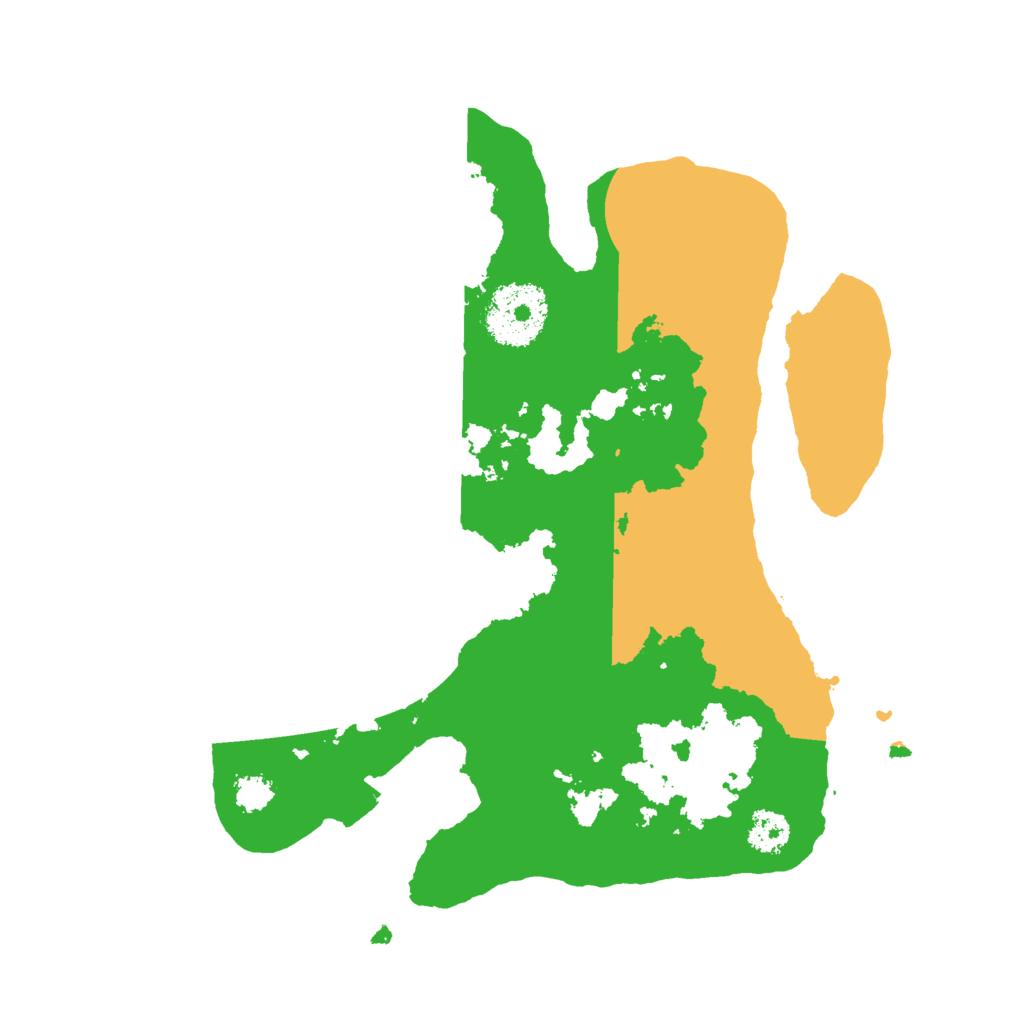 Biome Rust Map: Procedural Map, Size: 2500, Seed: 509715319