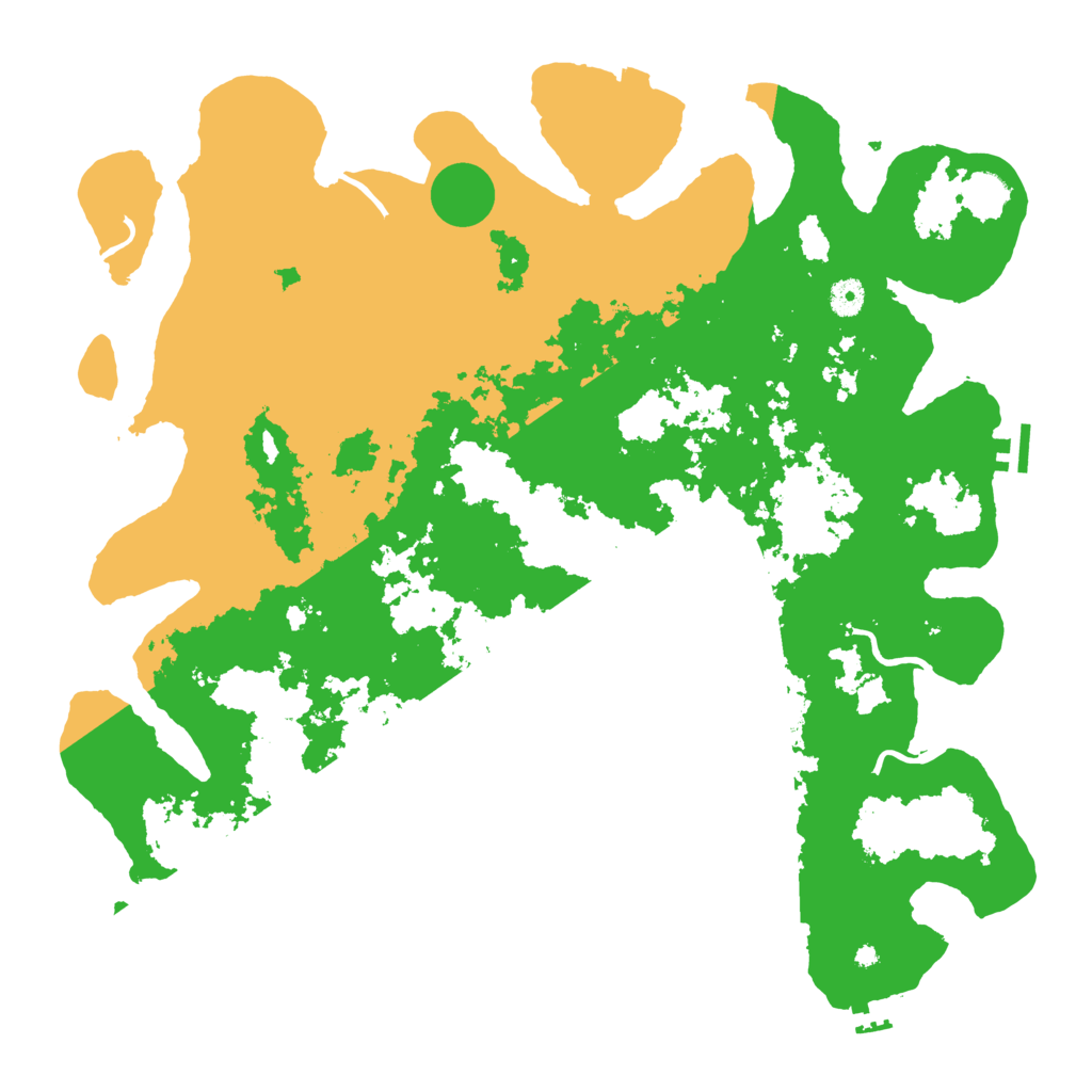 Biome Rust Map: Procedural Map, Size: 4500, Seed: 1063018814
