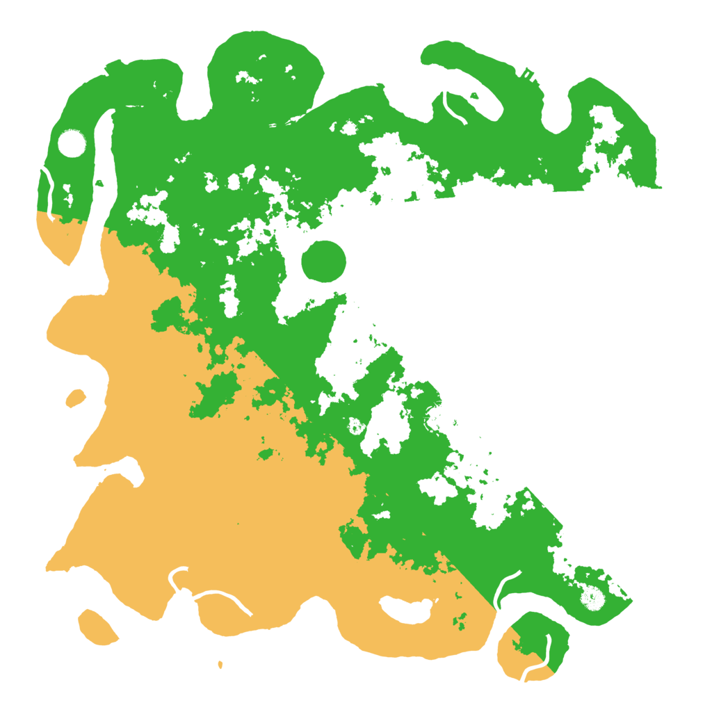 Biome Rust Map: Procedural Map, Size: 4500, Seed: 137418655