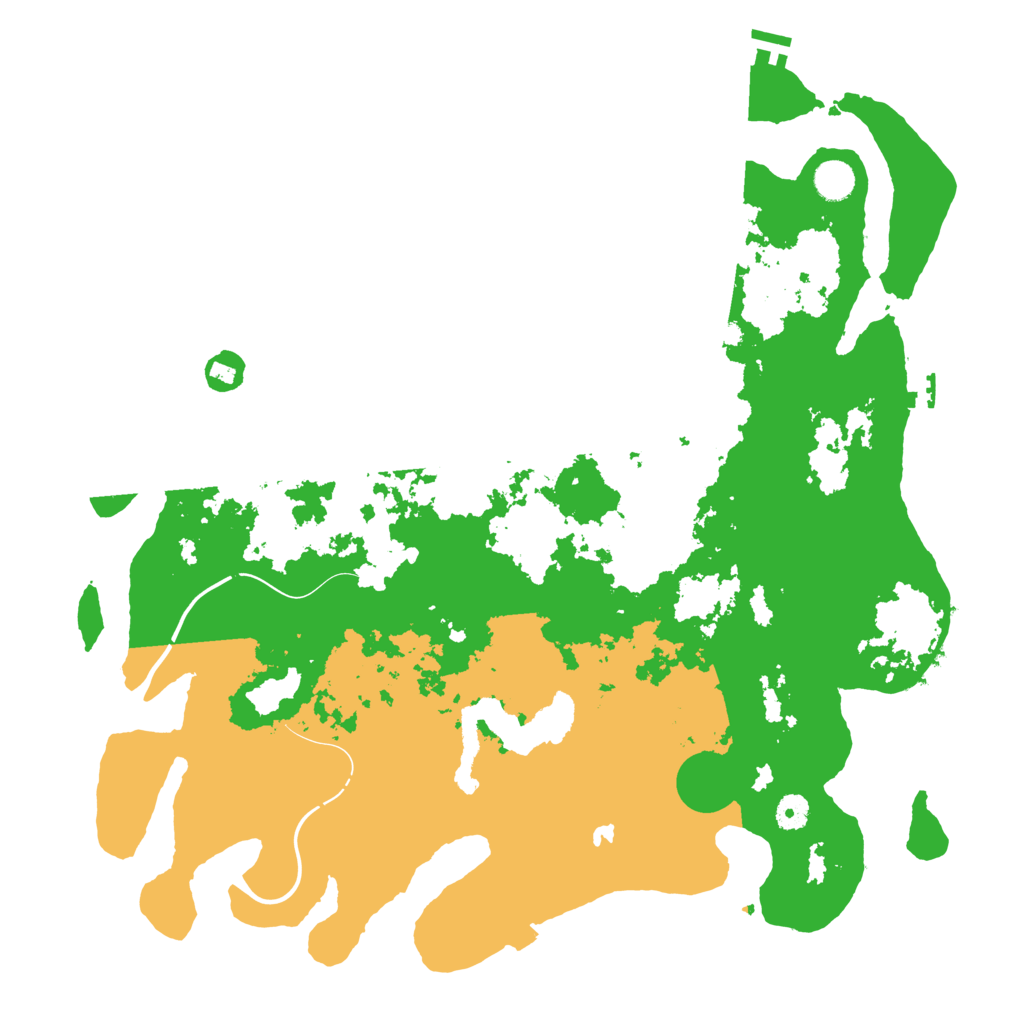 Biome Rust Map: Procedural Map, Size: 4450, Seed: 687624585