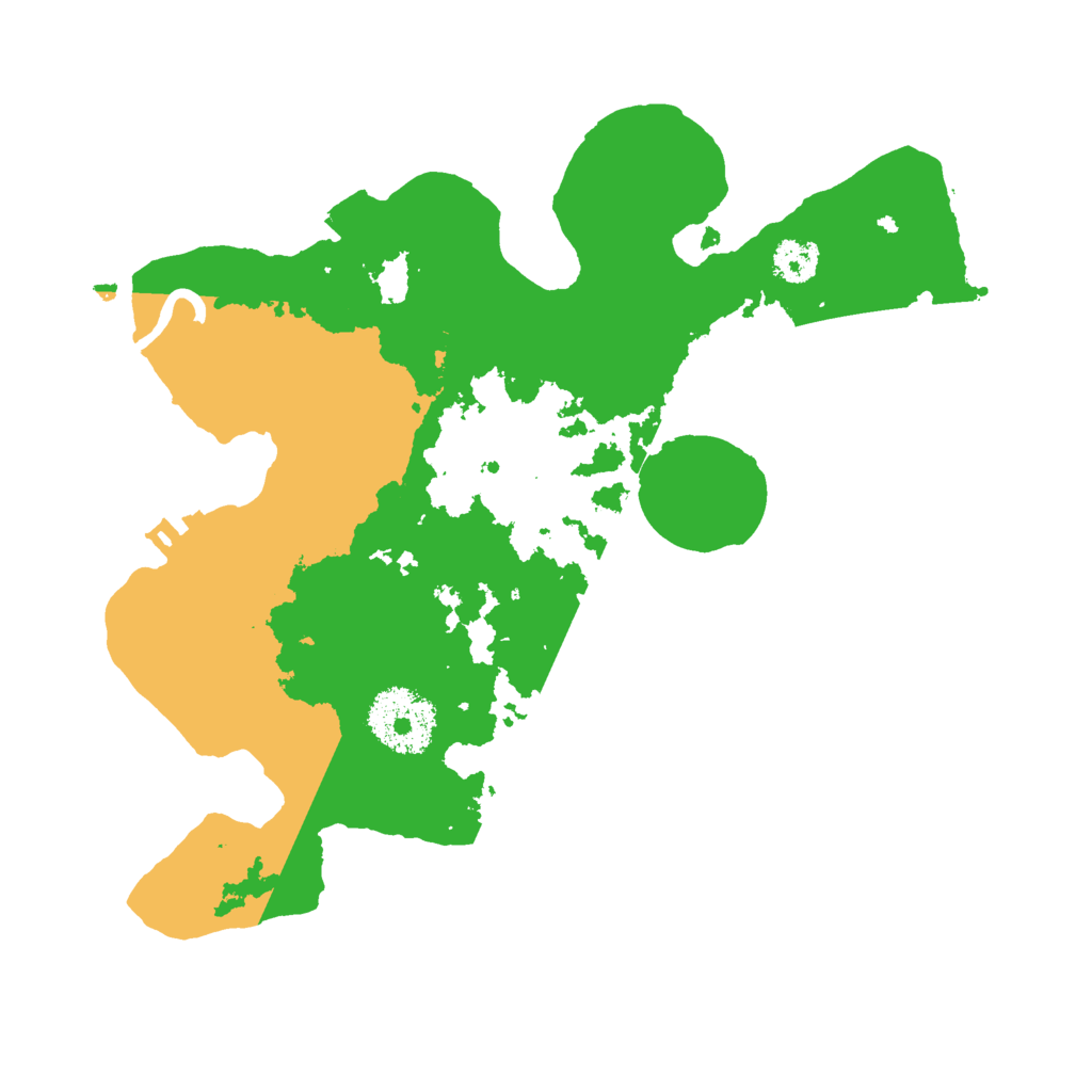 Biome Rust Map: Procedural Map, Size: 2500, Seed: 324782384