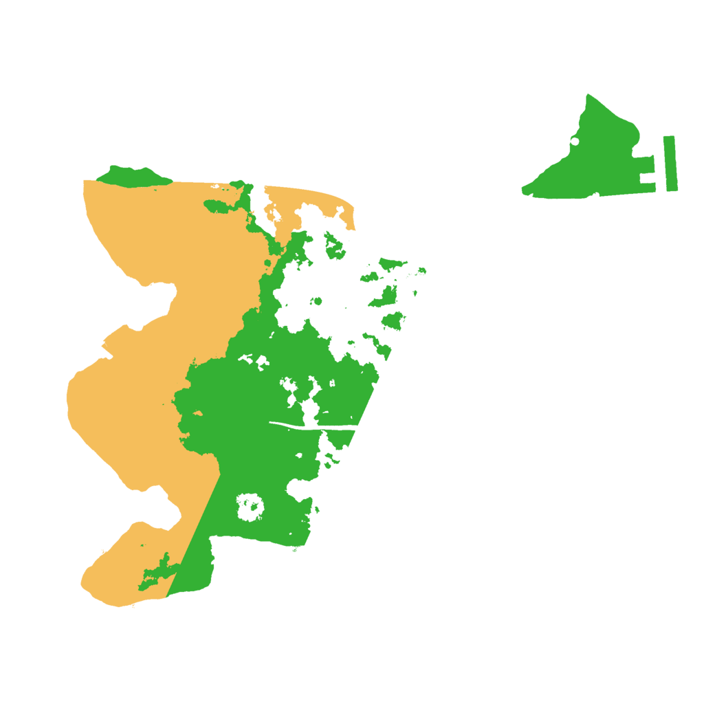 Biome Rust Map: Procedural Map, Size: 2500, Seed: 324782384