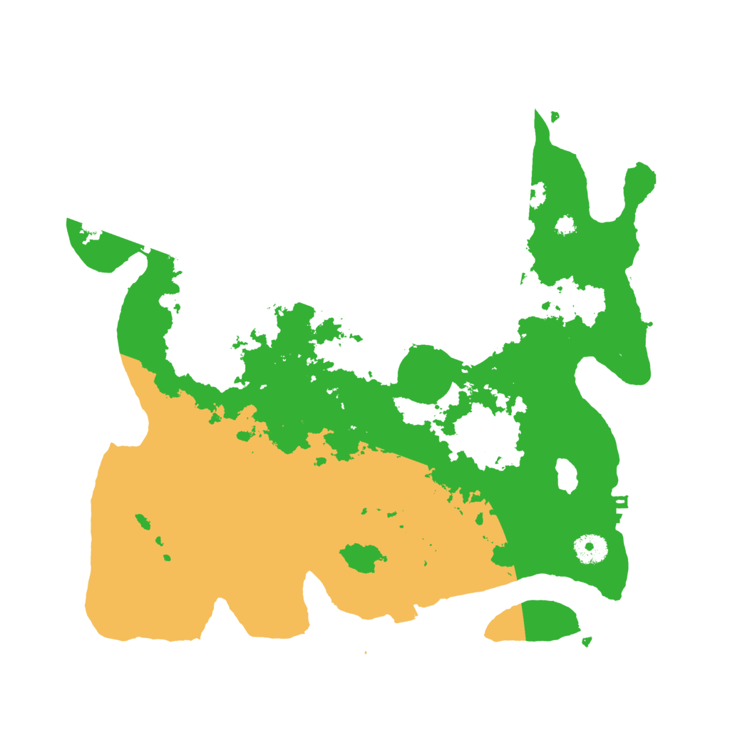 Biome Rust Map: Procedural Map, Size: 3500, Seed: 1142196101