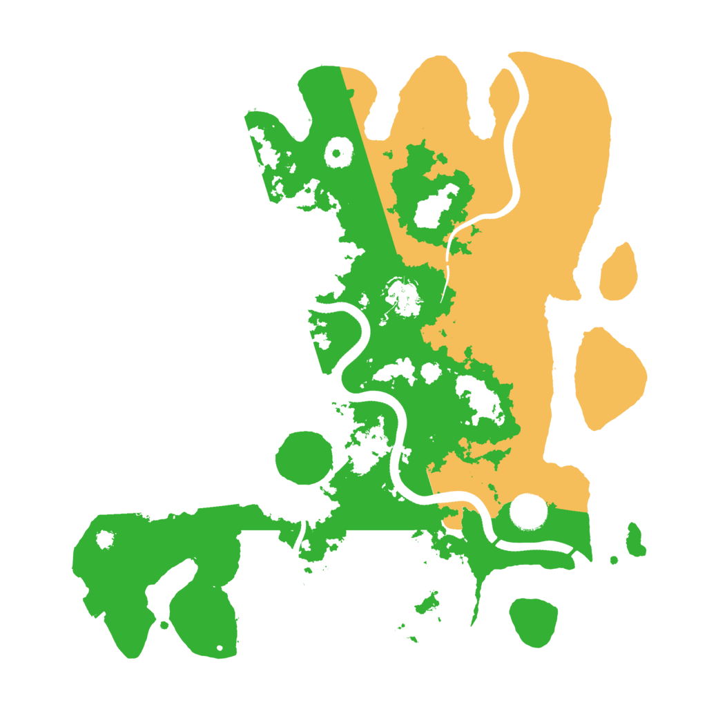 Biome Rust Map: Procedural Map, Size: 3500, Seed: 1539699321