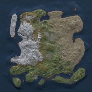 Thumbnail Rust Map: Procedural Map, Size: 3541, Seed: 1404732594, 16 Monuments