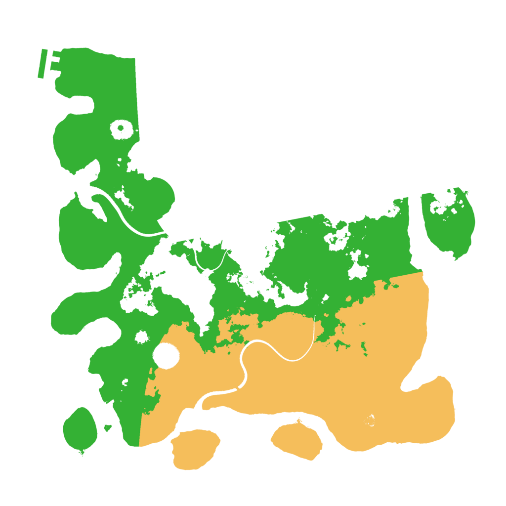 Biome Rust Map: Procedural Map, Size: 3500, Seed: 572766314