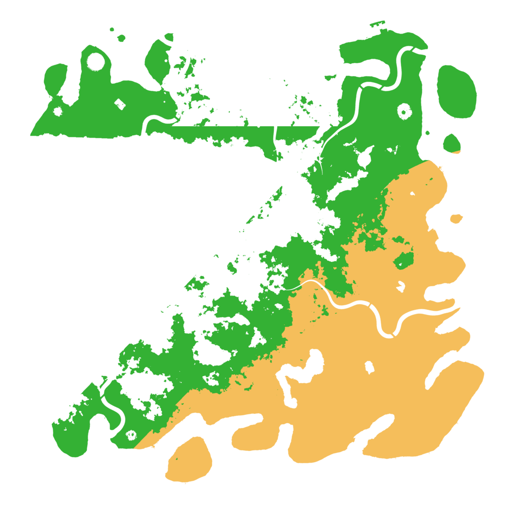 Biome Rust Map: Procedural Map, Size: 5000, Seed: 545355189