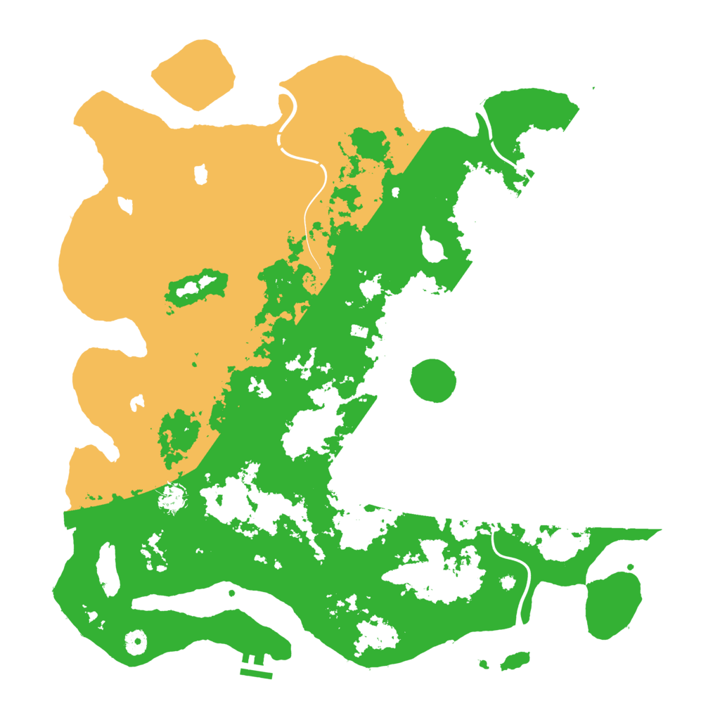 Biome Rust Map: Procedural Map, Size: 4500, Seed: 1870422112