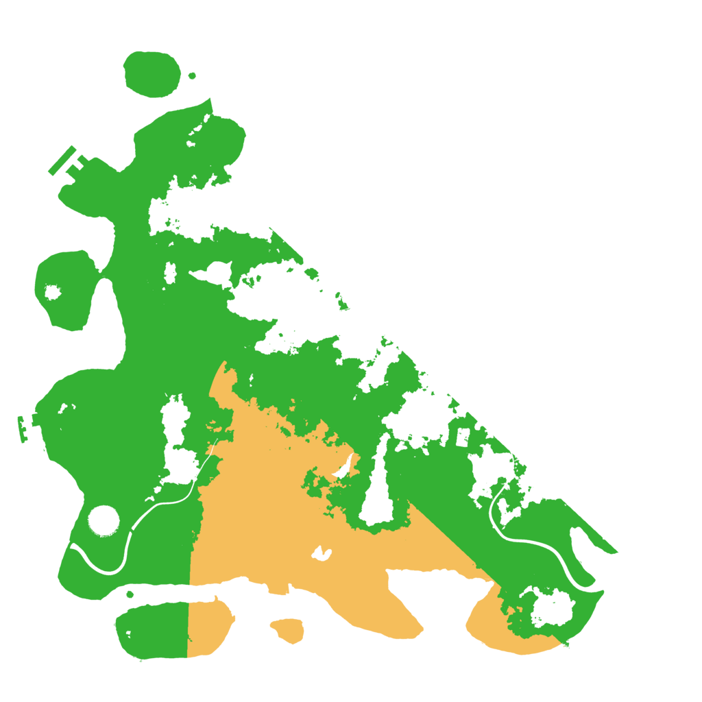 Biome Rust Map: Procedural Map, Size: 4000, Seed: 372394952