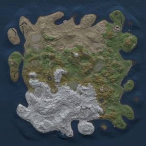 Thumbnail Rust Map: Procedural Map, Size: 4320, Seed: 6738, 18 Monuments